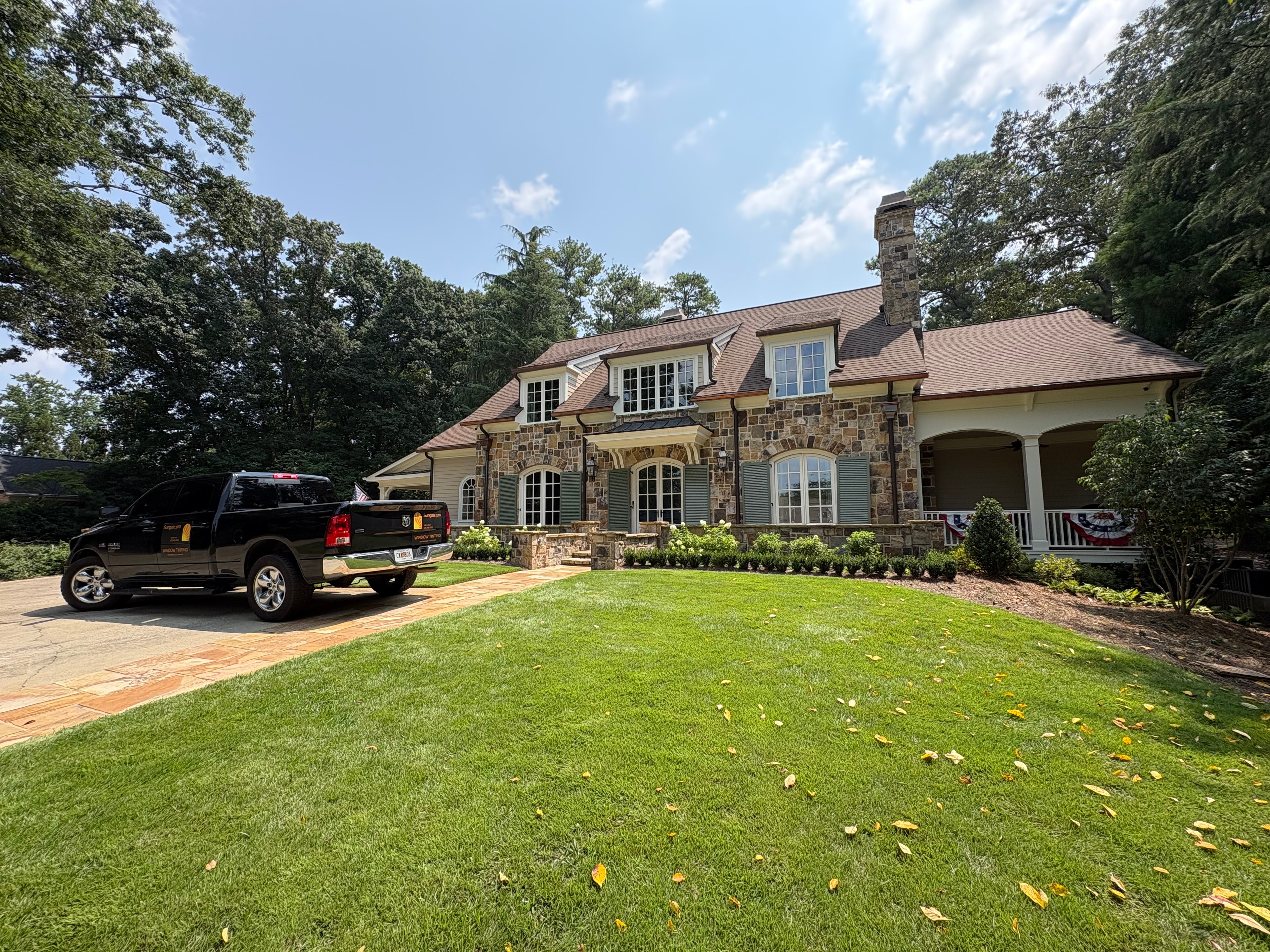 Hüper Optik Ceramic 40 installed whole-house at Blackheath Trace in Alpharetta GA by Sungate — heat glare and UV protection