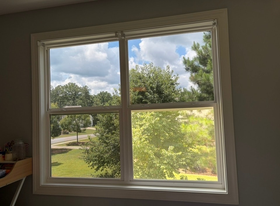 Hüper Optik Ceramic 30 installed in guest bedroom at Crystal Falls in Dawsonville GA by Sungate — room would not cool down until tinted