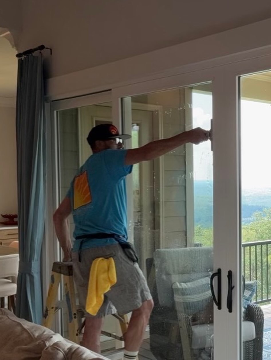 Hüper Optik Ceramic 30 installed on the back of a Laurel Canyon home in Canton GA by Sungate — heat and glare eliminated