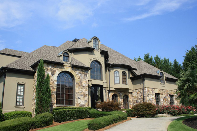 St. Ives Country Club home interior with Soft Tone 24 window film by Sungate