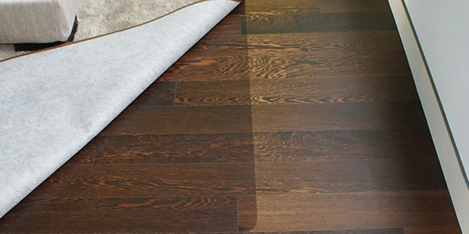 Hardwood floor UV protection